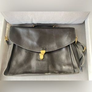 Vintage Coach briefcase saddle bag